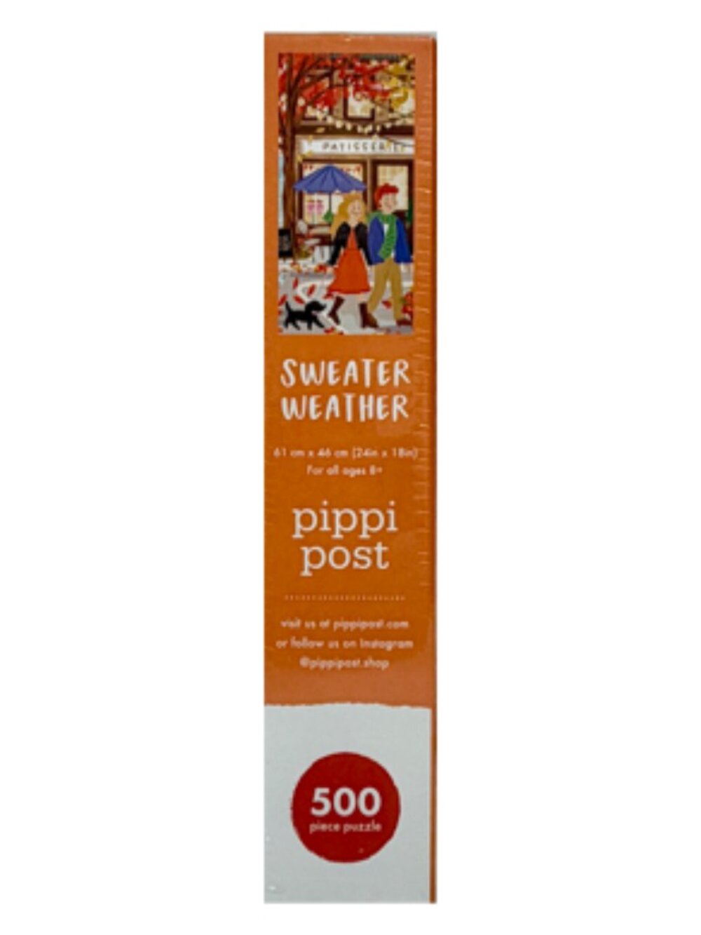 NEW Pippi Post Sweater Weather Cozy Fall Town 500 Piece Jigsaw Puzzle - Picture 3 of 5